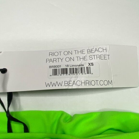 Beach Riot Bikini Bottom in Limonada NWT - Picture 6 of 8